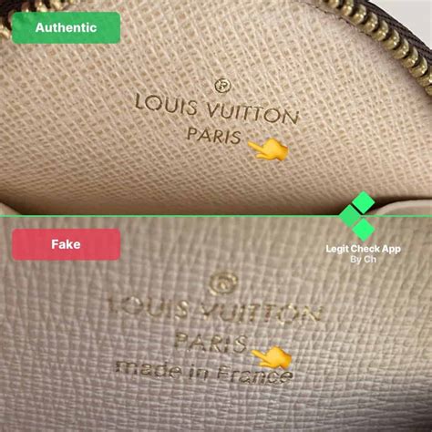 fake vs real lv bag|Lv authenticity card.